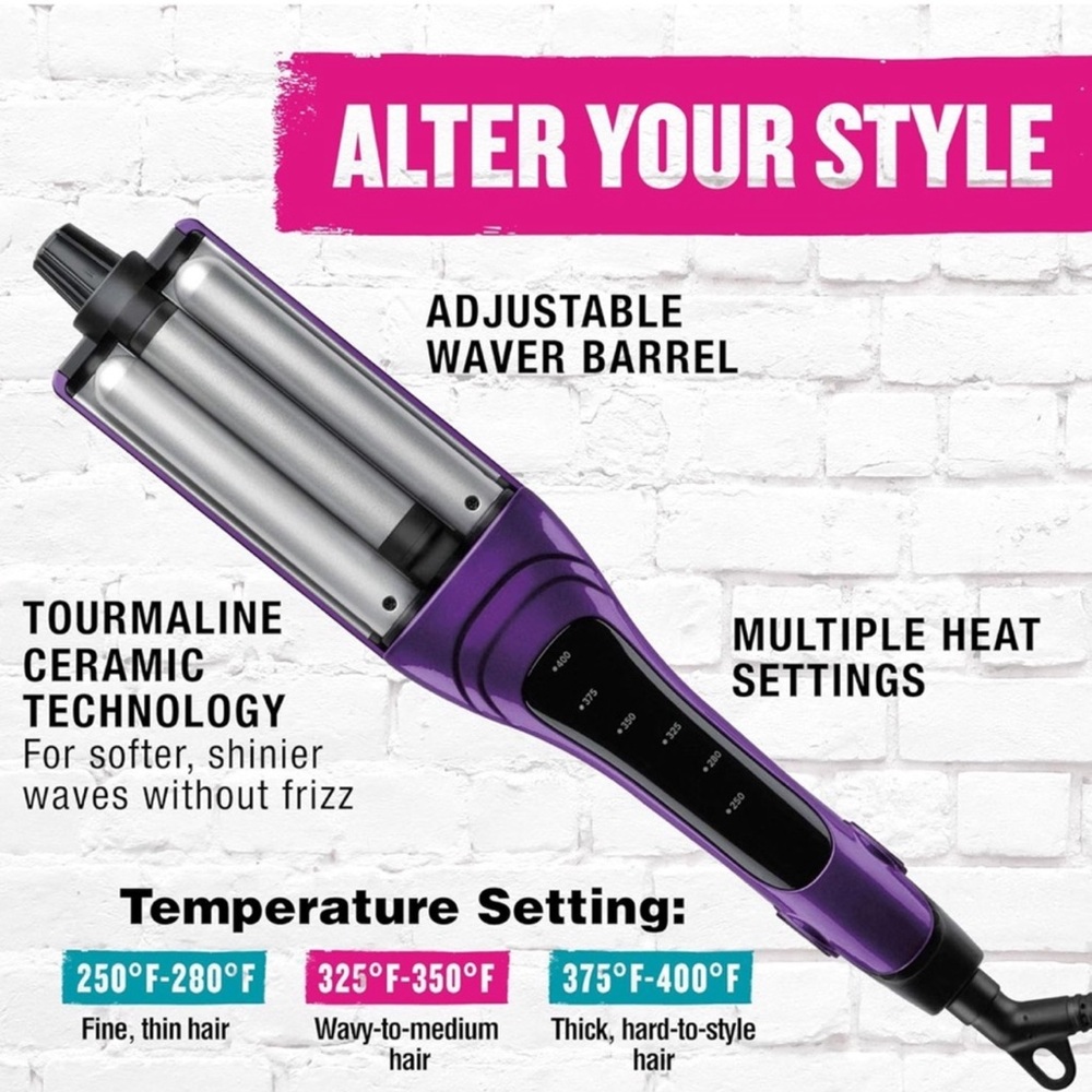 BedHead Purple Waver Barrel Curler